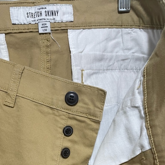 TOPMAN STRETCH SKINNY W34 L34 - Picture 3 of 8